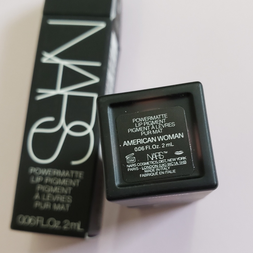 NARS • Powermatte Lip Pigment in American Woman Matte Chestnut Rose NEW - Picture 7 of 7